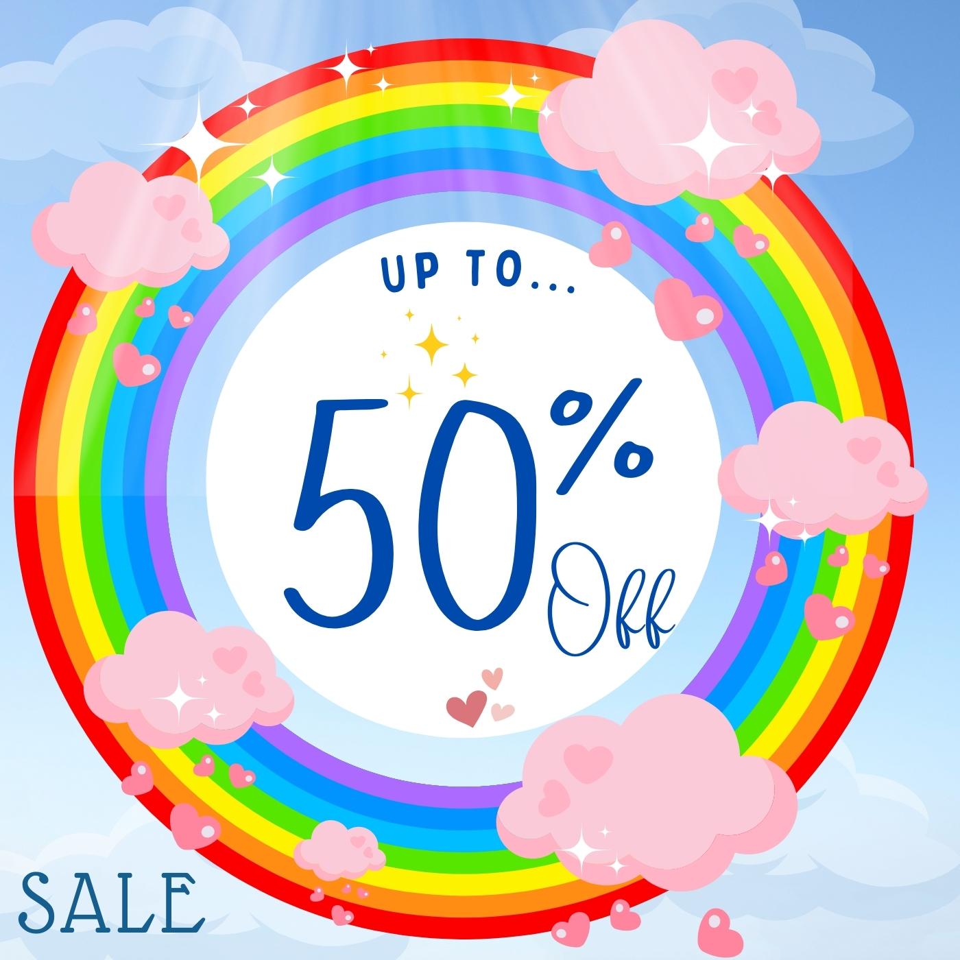 SALE - Up To 50% Off!