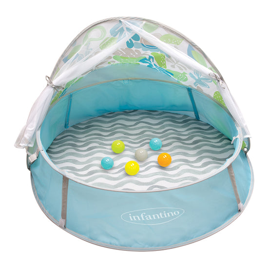 Infantino Ball Pit With UV Protection Canopy And Mosquito Net