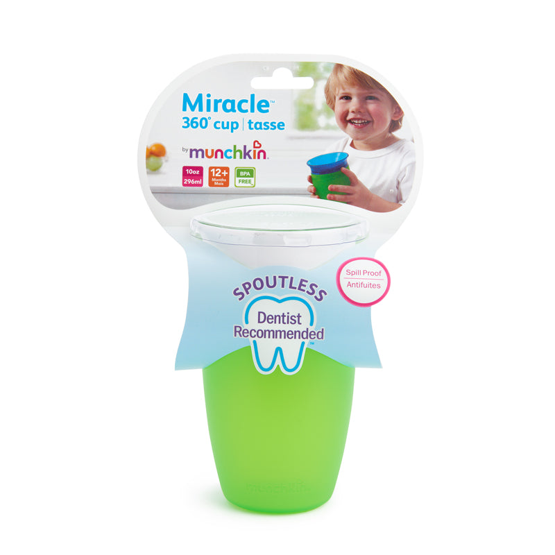 Munchkin Miracle Sippy Cup 10Oz - Green l Available at Baby City