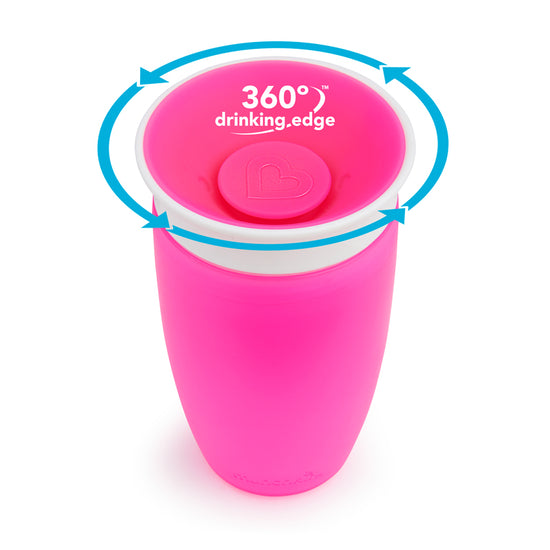 Munchkin Miracle Sippy Cup 10Oz - Pink l To Buy at Baby City
