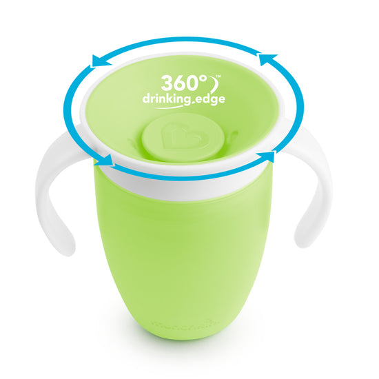 Munchkin Miracle Trainer Cup 7Oz - Green l To Buy at Baby City