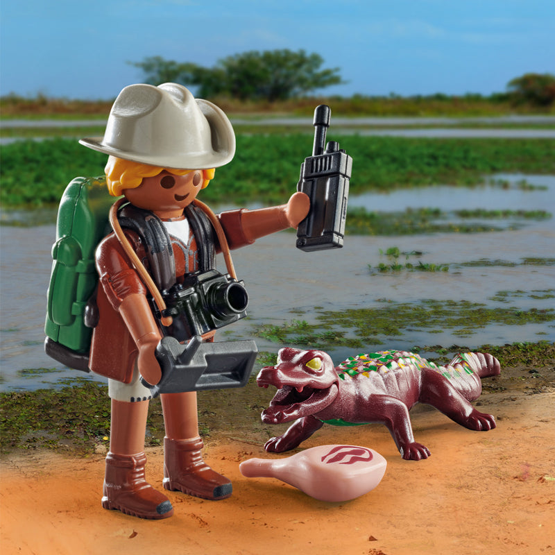 Playmobil Special Plus - Explorer With Alligator l To Buy at Baby City