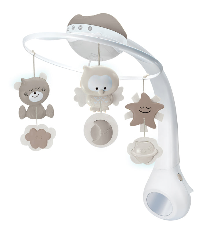 Infantino 3 in 1 Projector Musical Mobile Grey at Baby City