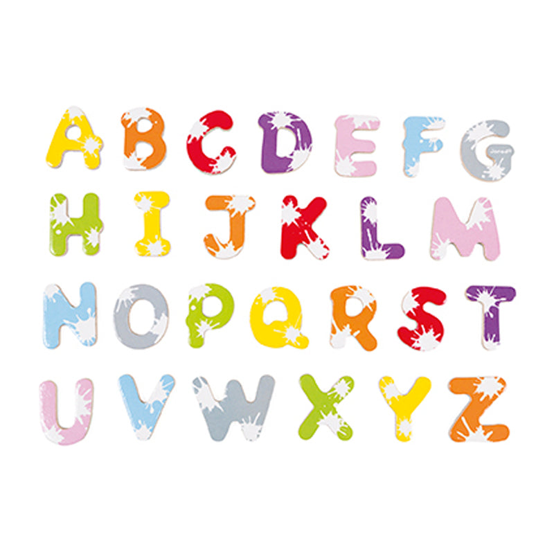 Janod Set Of 52 Splash Magnetic Letters at Baby City