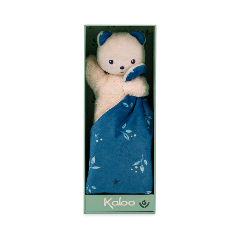 Kaloo Carre Douceur Doudou Bear Night-Owl 17cm