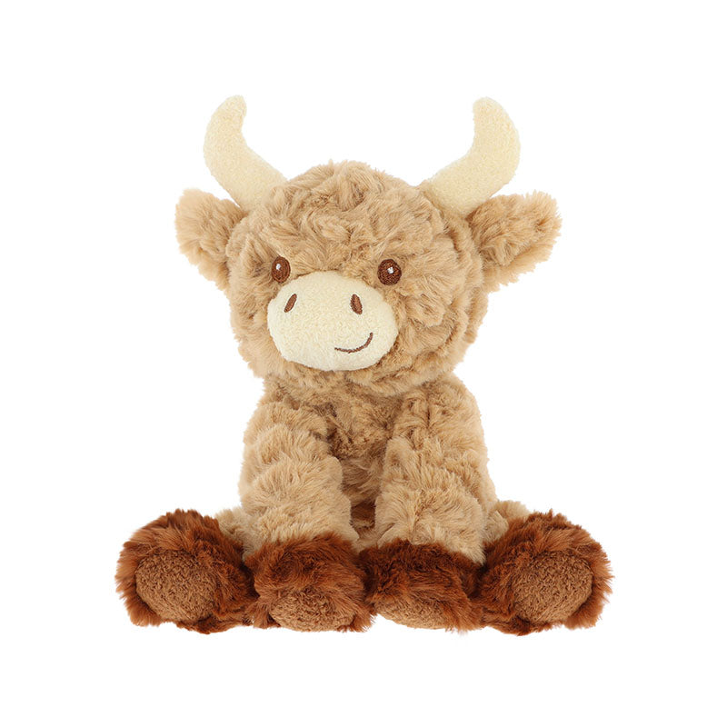 Keel Toys Keeleco Plüschtier Kuh, 18 Cm - 100% Recycelt, Umweltfreundlich, Weich & Kuschelig