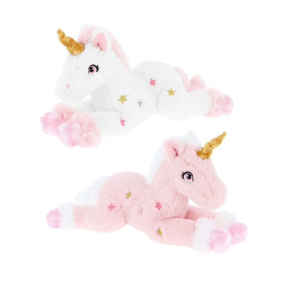 Keel Toys Keeleco Pink Unicorn 35cm 2 Asst at Baby City