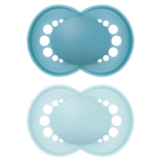 MAM Original Soother Blue 6m+ 2Pk at Baby City