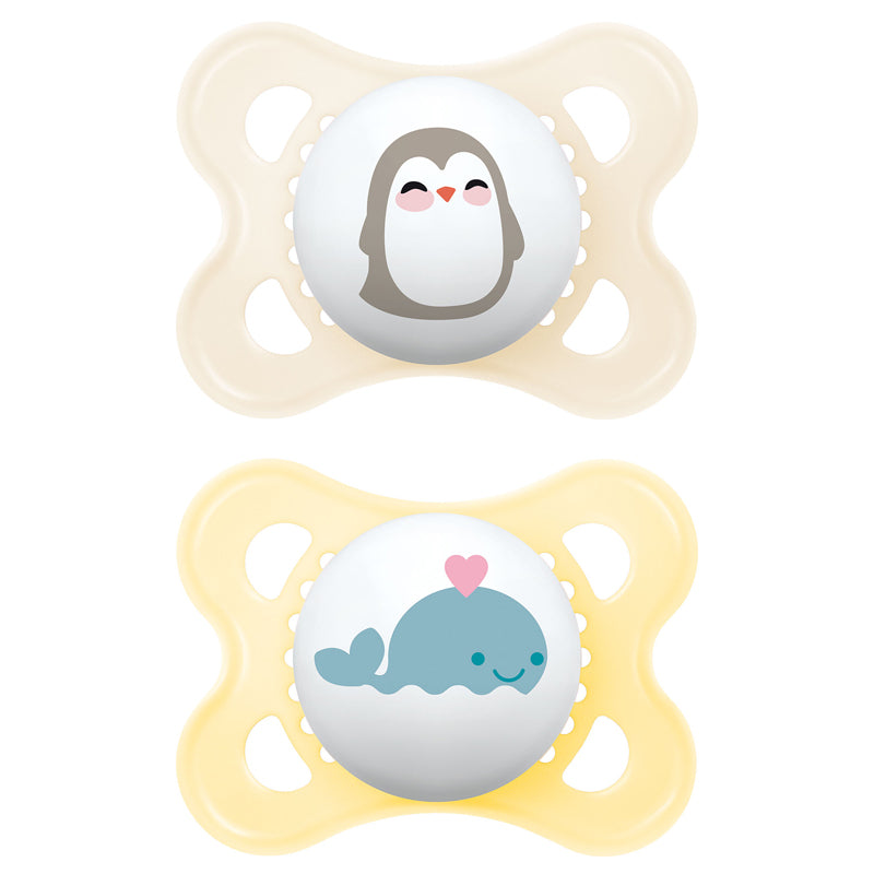 MAM Original Soother Unisex Cute 2-6m 2Pk at Baby City