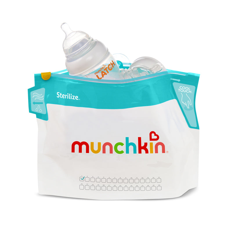 Munchkin Microwave Steriliser Bags 6Pk at Baby City