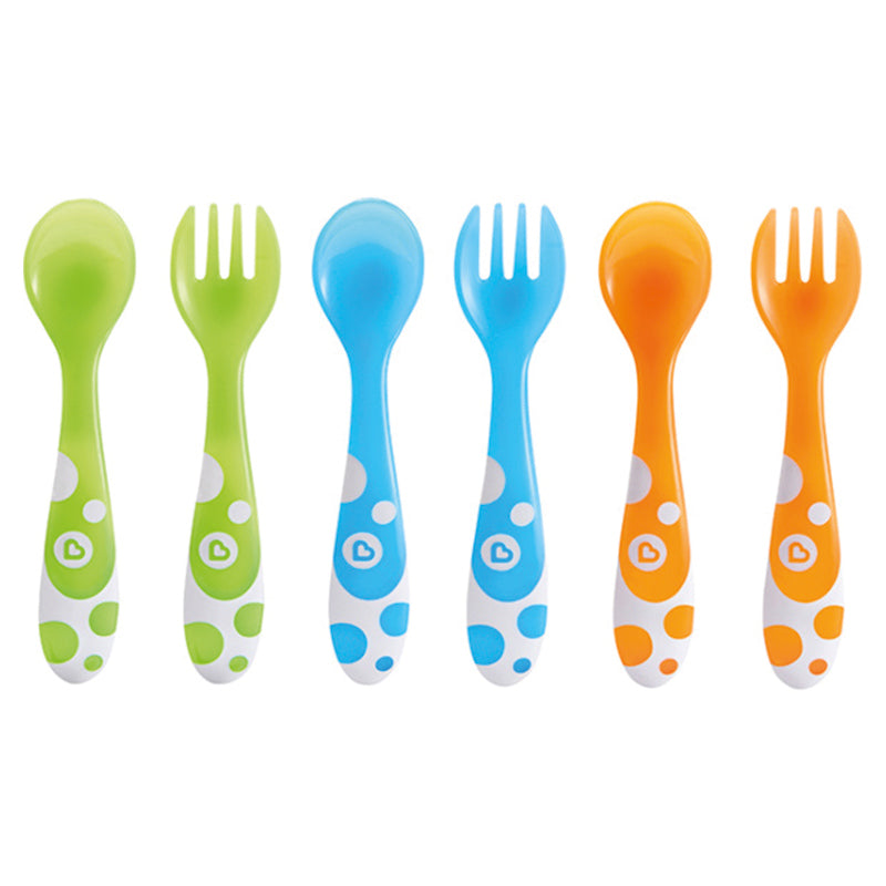 Munchkin Multi Forks & Spoons 6Pk  at Baby City