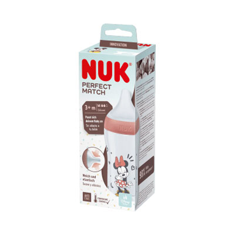 NUK Perfect Match Temperature Control 260ml Minnie Mouse