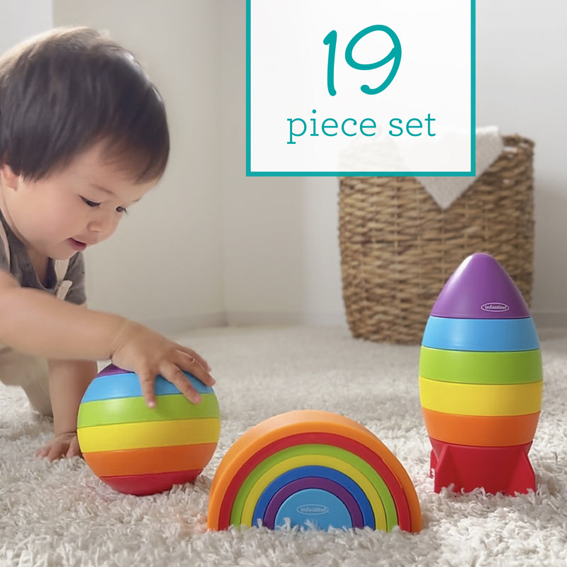 Infantino Imagination Stacking Playset 19Pc l To Buy at Baby City