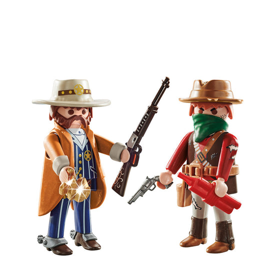 Playmobil Bandit And Sheriff Duopack at Baby City