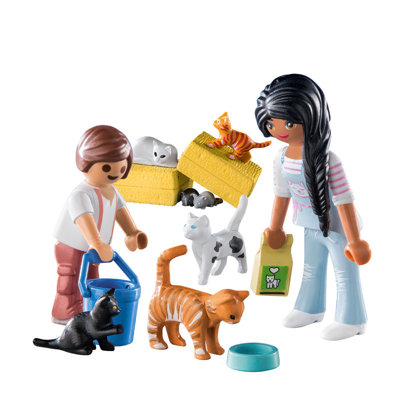 Playmobil Country Cat Family at Baby City
