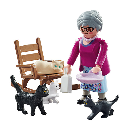 Playmobil Special Plus - Grandma With Cats at Baby City