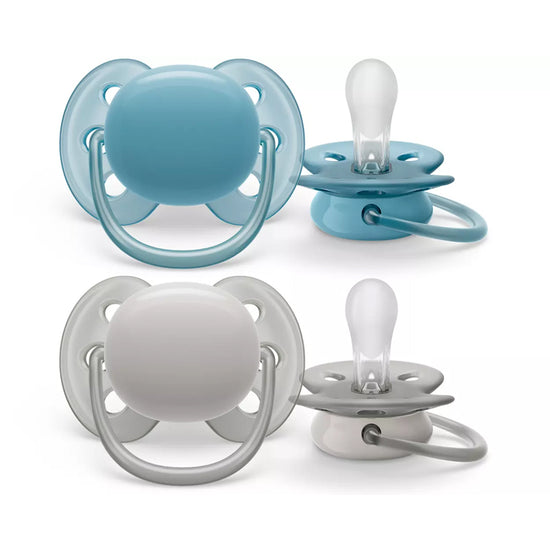 Philips Avent Ultra Soft Soother Boy 6-18m 2Pk