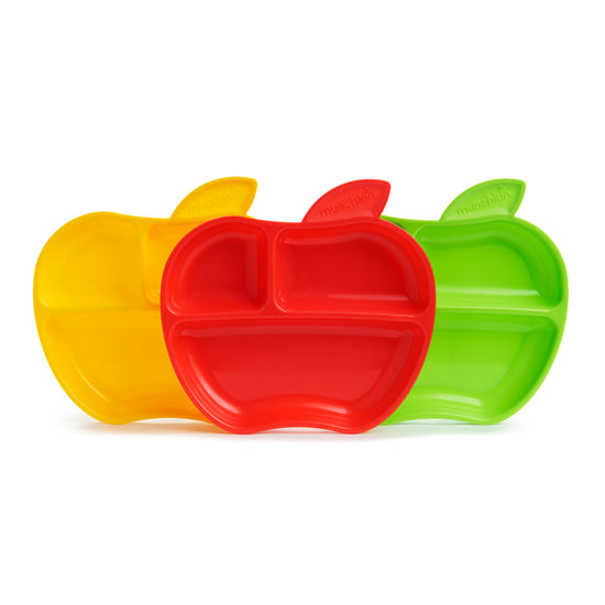 Munchkin Lil Apple Plates 3Pk l To Buy at Baby City