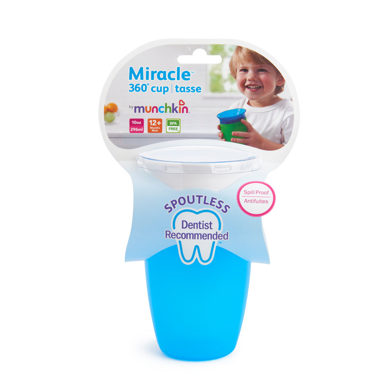 Munchkin Miracle Sippy Cup 10Oz - Blue at Baby City's Shop