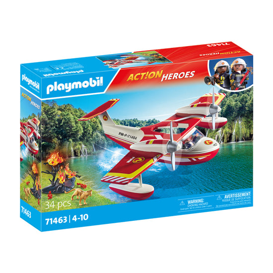 Playmobil Action Heroes: Firefighting Seaplane With Extinguishing Function l Baby City UK Retailer