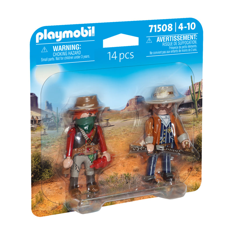 Playmobil Bandit And Sheriff Duopack l Baby City UK Retailer