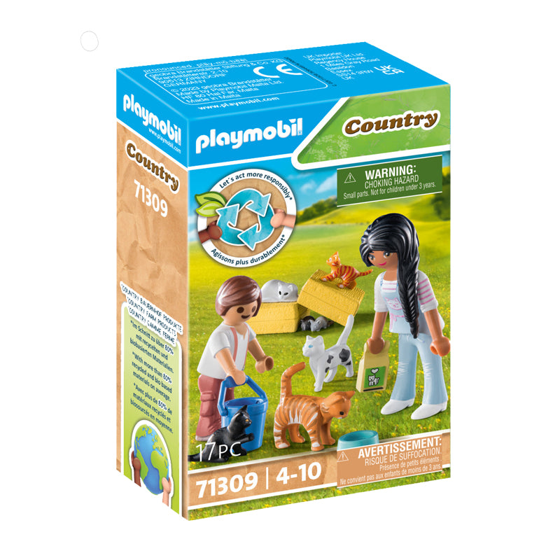 Playmobil Country Cat Family l Baby City UK Retailer