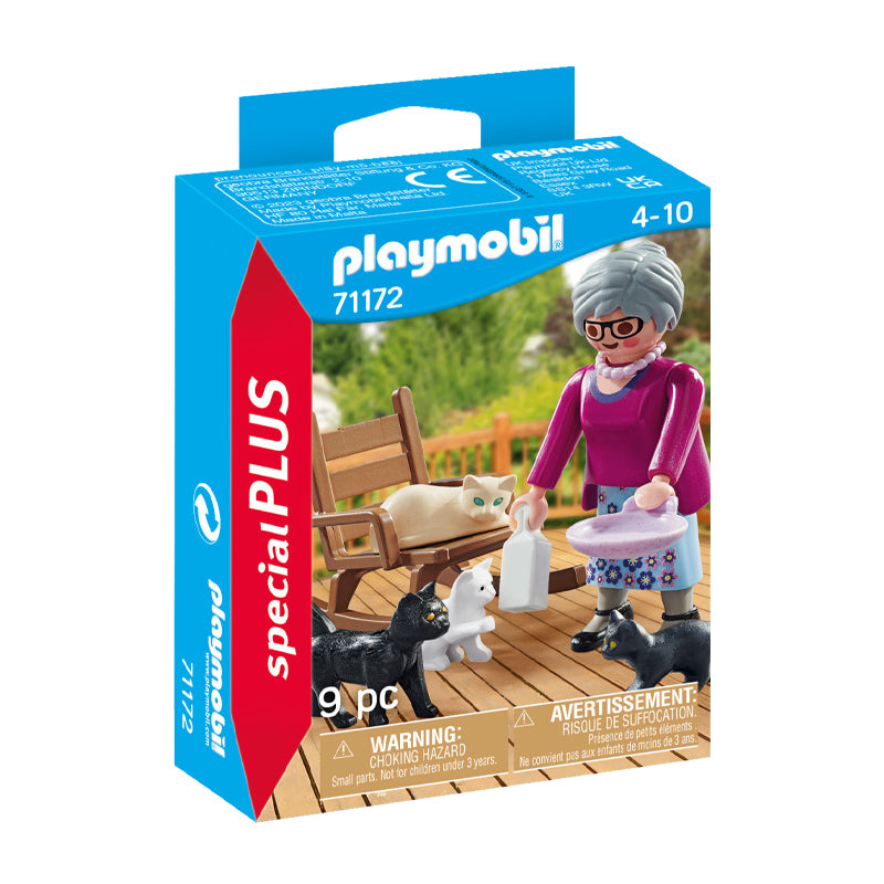 Playmobil Special Plus - Grandma With Cats l Baby City UK Retailer
