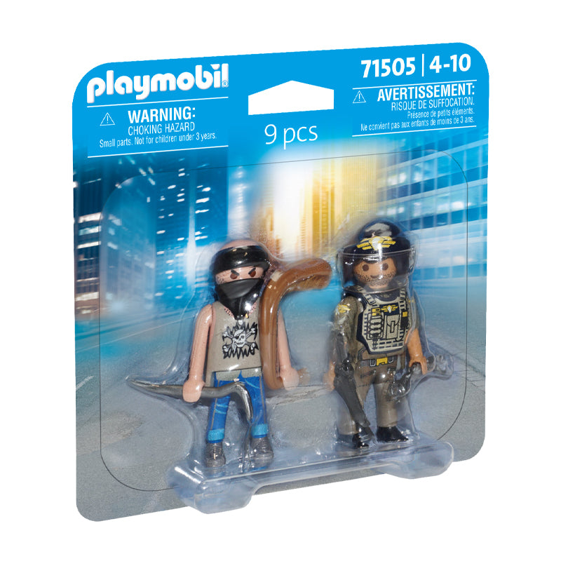 Playmobil Tactical Police With Thief Duopack l Baby City UK Retailer