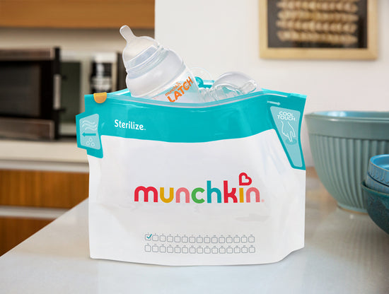 Munchkin Microwave Steriliser Bags 6Pk at The Baby City Store
