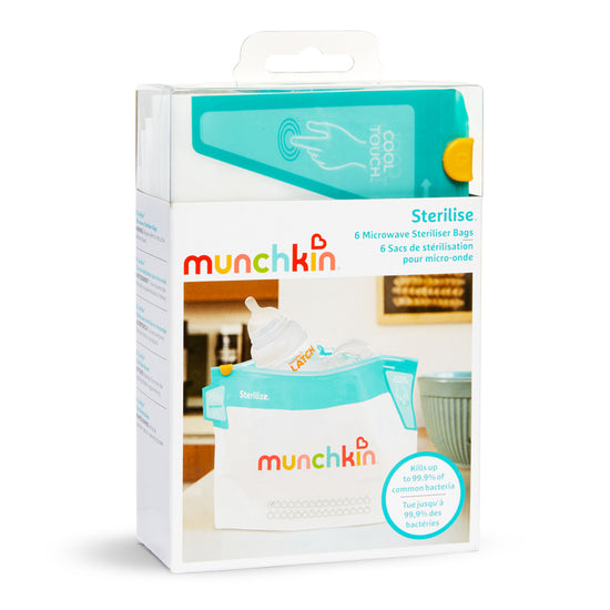 Baby City's Munchkin Microwave Steriliser Bags 6Pk