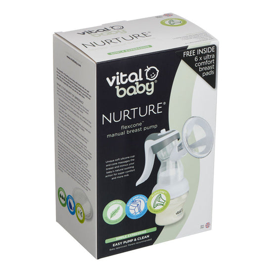 Baby City's Vital Baby NURTURE Flexcone Manual Breast Pump