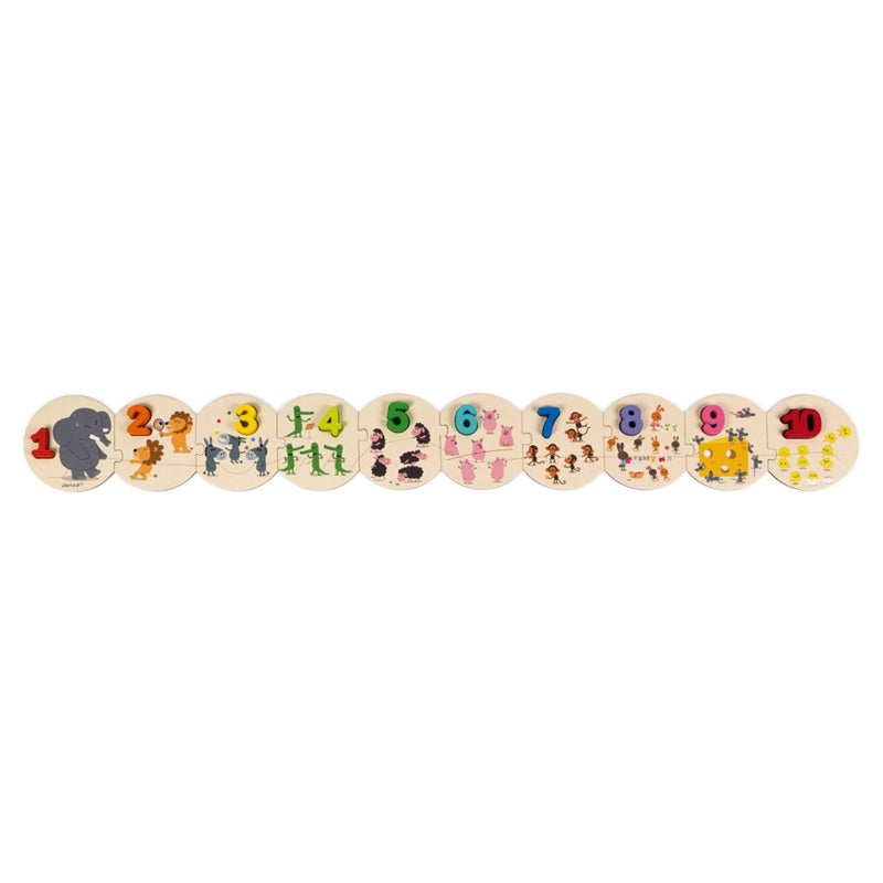 Janod I Learn To Count Puzzle l Baby City UK Stockist