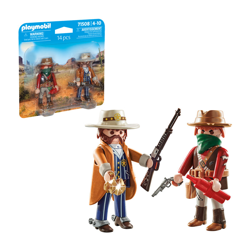Playmobil Bandit And Sheriff Duopack l Baby City UK Stockist