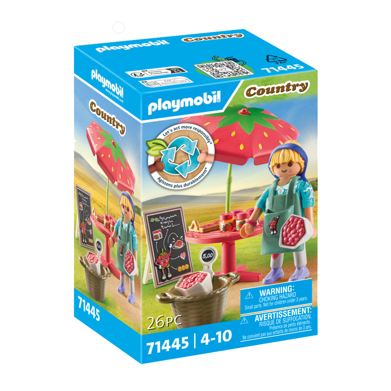 Playmobil Country: Homemade Strawberry Jam Stall l Baby City UK Stockist