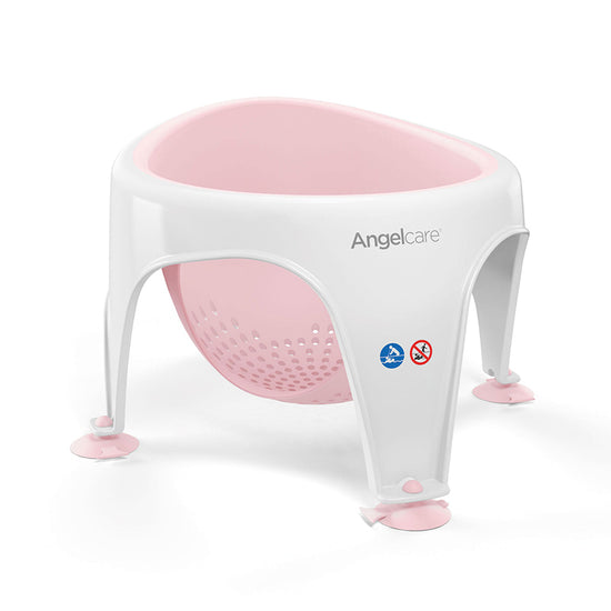 Angelcare Soft-Touch Bath Seat Pink at Baby City