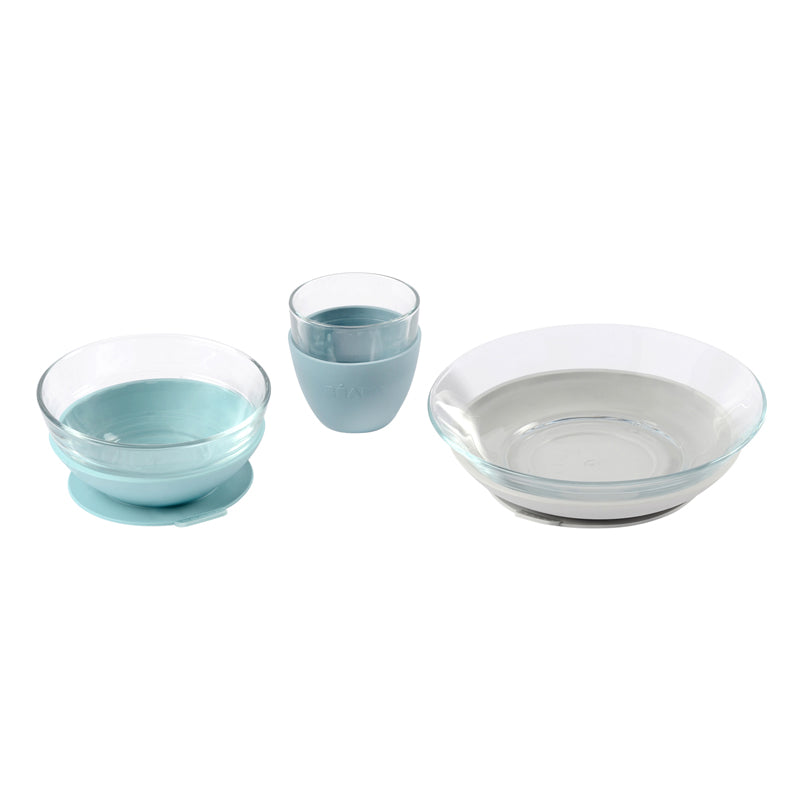 Béaba Glass Meal 3pcs Set Jungle at Baby City