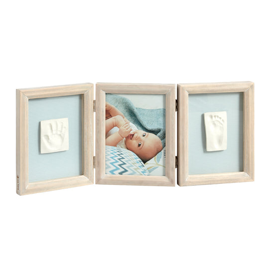 Baby Art My Baby Touch Double Print Frame Stormy at Baby City