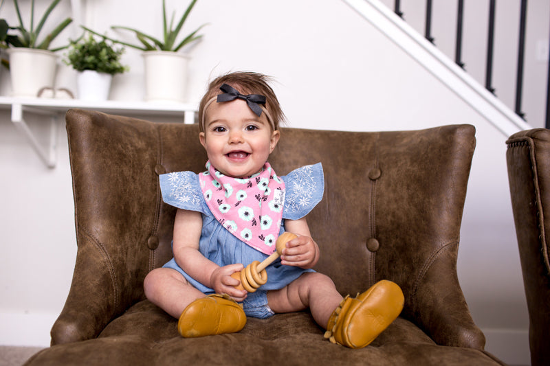 Copper Pearl Bibs Bloom 4Pk at Baby City's Shop