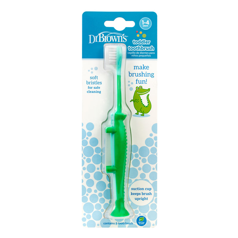 Dr Brown's Toddler Toothbrush Crocodile at Baby City's Shop