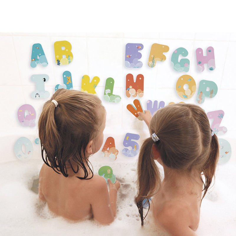 Janod Bath Time Letters And Numbers at Baby City's Shop