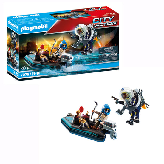 Playmobil Police Jet Pack with Boat l For Sale at Baby City