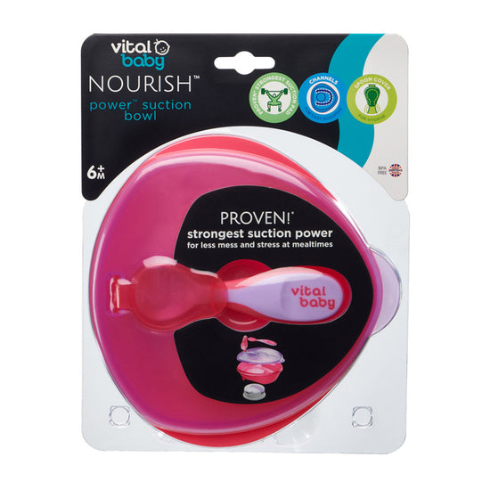 Vital Baby NOURISH Power Suction Bowl Fizz at Baby City's Shop