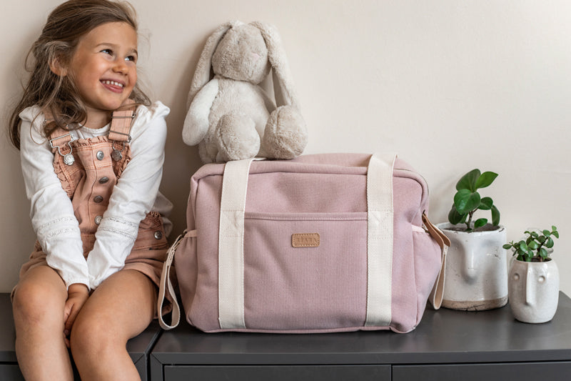 Béaba Paris Changing Bag Dusty Pink l Available at Baby City