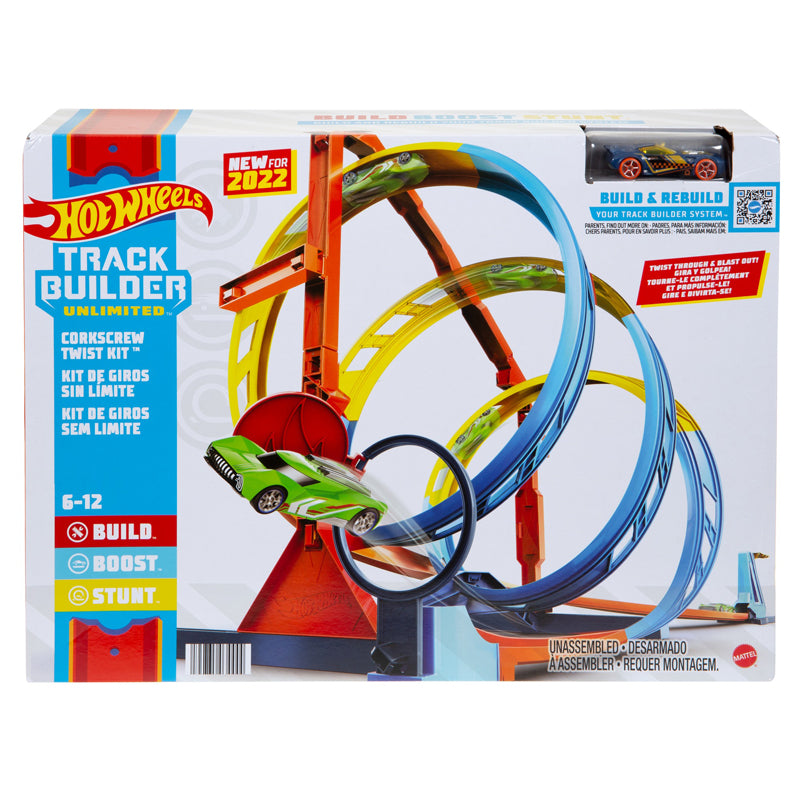 Hot Wheels Track Builder Corkscrew Twist Kit at The Baby City Store