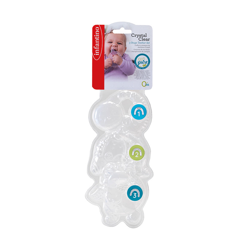 Infantino 3 Stage Teether Set l Available at Baby City