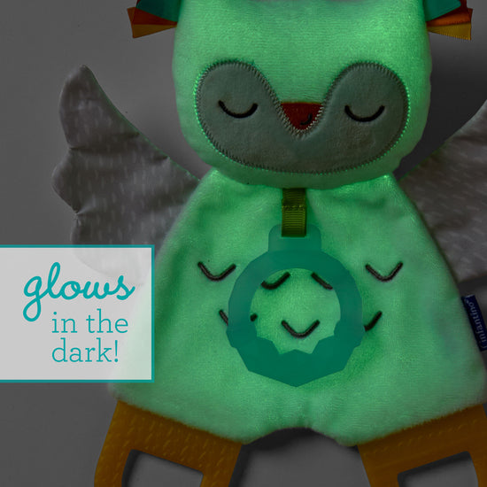 Infantino Glow-In-The-Dark Cuddly Pal With Teether l Available at Baby City