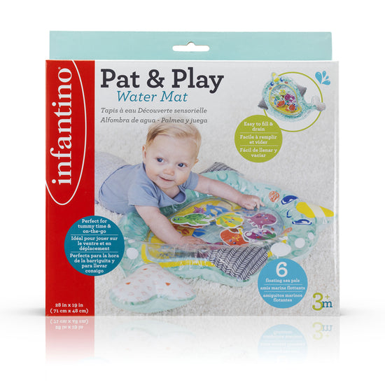 Infantino Pat & Play Water Mat Narwhal l Available at Baby City