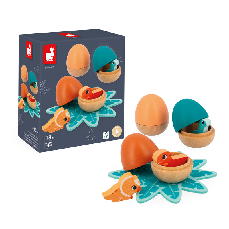 Janod Dino Suprise Eggs l Available at Baby City
