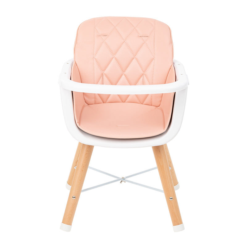 Kikka Boo Highchair Woody 2 In 1 Pink at Baby City's Shop