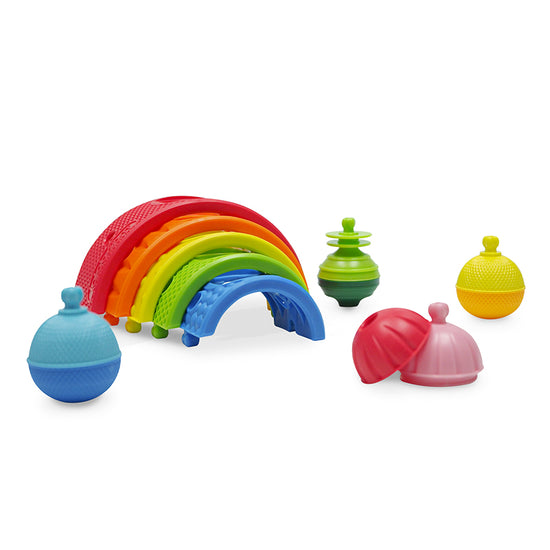 Lalaboom Rainbow Balancing Game l Available at Baby City
